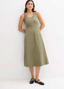 Abito midi con cuciture verticali, bonprix