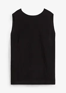Top in misto viscosa crinkle, bonprix