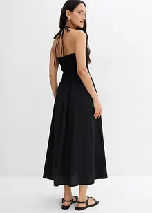 Abito midi con inserto smock, bonprix