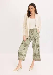 Pantaloni in jersey con fantasia paisley, bonprix