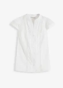 Top con ricami traforati, bonprix