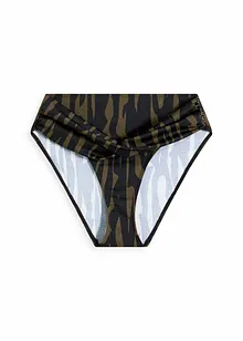Slip per bikini sgambato a vita alta, bonprix