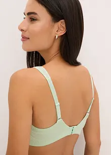 Reggiseno contenitivo senza ferretto con morbido cotone biologico, bonprix