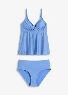 Tankini in materiale lucido (set 2 pezzi), bonprix