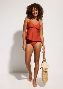 Tankini in tessuto a trama operata (set 2 pezzi), bonprix