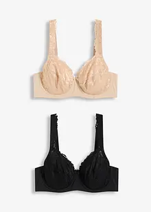 Reggiseno con ferretto (pacco da 2), bonprix