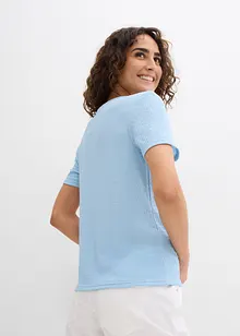 Maglia operata con bottoni, bonprix