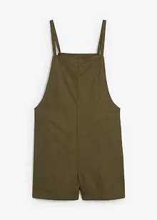 Tuta corta in misto lino leggero, bonprix