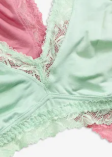Bralette in materiale morbido Feel Comfort (pacco da 2), bonprix