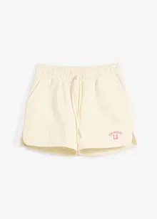 Shorts in felpa di puro cotone biologico, bonprix