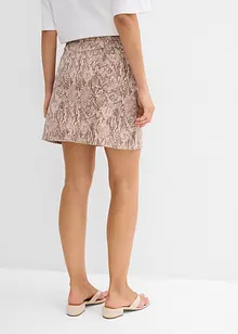 Gonna pantalone in misto cotone elasticizzato, bonprix