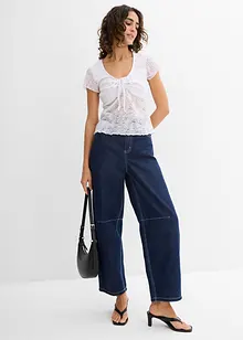 T-shirt in pizzo, bonprix