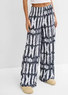 Pantaloni in maglina fantasia, bonprix