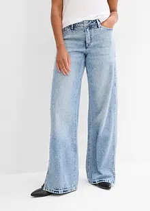 Jeans straight, vita media, bonprix