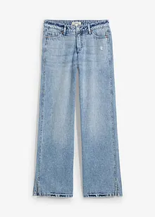 Jeans straight, vita media, bonprix
