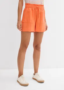Shorts paper bag in misto lyocell fluente, bonprix