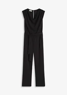 Tuta elegante in jersey con spalline imbottite, bonprix