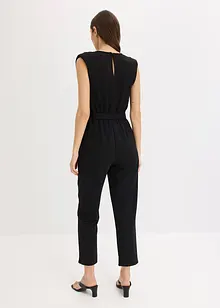Tuta elegante in jersey con spalline imbottite, bonprix