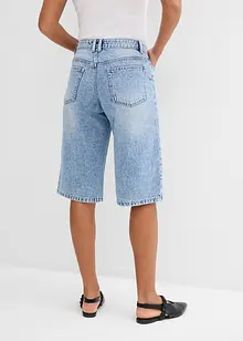 Bermuda in jeans, vita media, bonprix