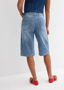 Bermuda in jeans, vita media, bonprix