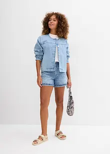 Shorts di jeans, vita alta, bonprix