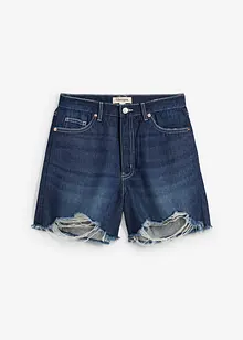 Shorts di jeans, vita alta, bonprix
