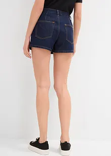 Gonna pantalone in jeans, vita media, bonprix