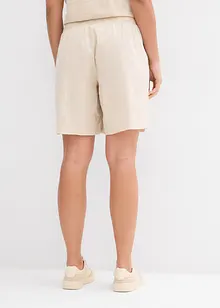 Shorts  con elastico in vita in seersucker di cotone, bonprix