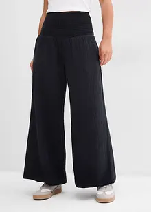 Pantaloni a palazzo in mussola, bonprix