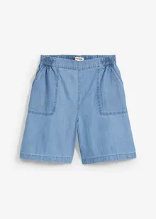 Shorts elasticizzati in vita in fresco misto lino, bonprix