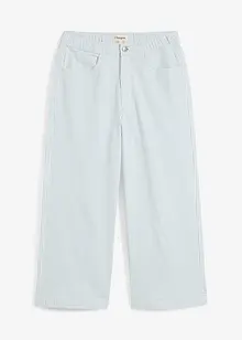 Pantaloni in twill con cinta comoda, bonprix
