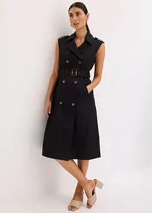 Abito stile trench con cintura, bonprix
