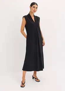 Abito di jersey in piquet di viscosa con spalline imbottite, bonprix