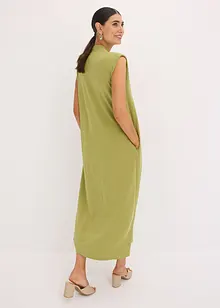 Abito di jersey in piquet di viscosa con spalline imbottite, bonprix