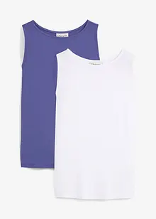 Top in viscosa morbida (pacco da 2), bonprix