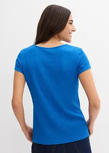 T-shirt in crêpe strutturato, bonprix