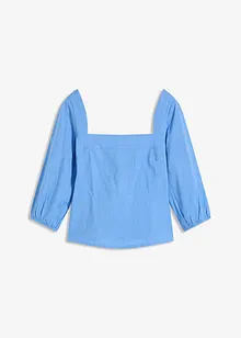 Blusa con maniche a sbuffo e dettaglio smock, bonprix