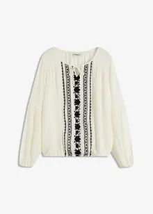 Blusa con ricami, bonprix