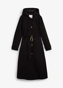 Cappotto stile trench con cappuccio staccabile, bonprix