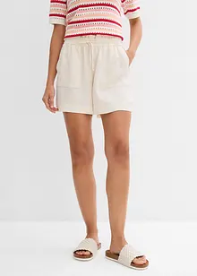 Shorts paper bag in misto lyocell fluente, bonprix