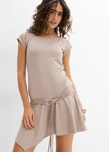 Abito in maglina con cintura particolare, bonprix