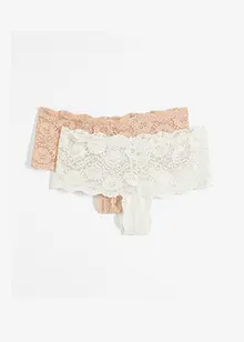Panty con pizzo (pacco da 2), bonprix