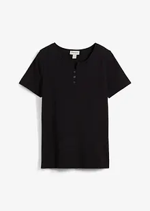 Maglia serafino in puro cotone biologico, bonprix