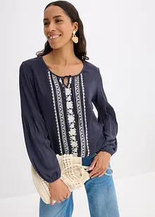Blusa con ricami, bonprix