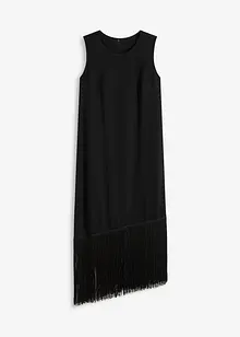 Abito in jersey con frange, bonprix
