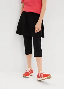 Leggings a pinocchietto con gonna integrata, bonprix