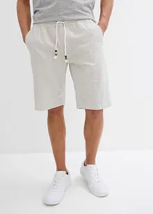 Bermuda in misto lino, regular fit, bonprix
