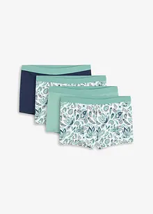 Boxer aderenti con cotone biologico (pacco da 4), bonprix