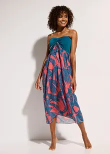 Abito copricostume a fascia in chiffon, bonprix