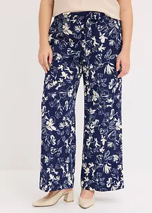 Pantaloni larghi con stampa, bonprix